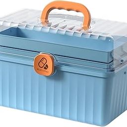 LALAFINA Box household medicine box cosmetic organizer drawers medicine kit household medicine storage organizer medicines medicine case medicine organizer first aid plastic pill travel-16