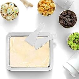 Olpad Premium Quick Freeze Ice Cream Roll Maker Pan with Spatulas, Create Gourmet Homemade Rolled Ice Cream & Frozen Desserts in Minutes, Delicious Frozen Treats Like Smoothies, Fruit Rolls, & More-image-52