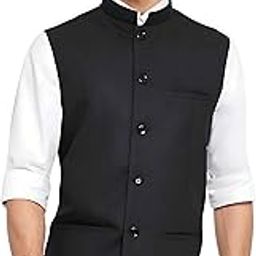 Nehru Jacket, Bandi Modi Koti for Men, Cotton Waistcoat for All Occasion: Diwali, Wedding, Ethnic, Office Party, Formal and casual Look-image-66