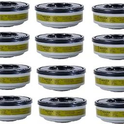 Honeywell Safety Protection Cartridges for Multi Gas for 5400 Full face and 5500 Half face Respirators ( 12 Pair)-picture-12