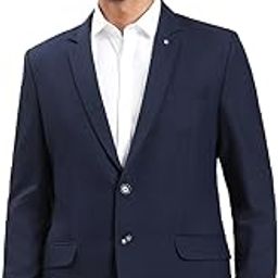 turtle Men Polyviscose Blue Checkered Tailored Fit Blazer-picture-40
