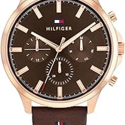 Tommy Hilfiger Brown Dial Quartz Analog Watch for Men-NETH1710497-image-4