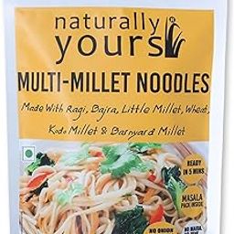 Naturally Yours, Multi-Millet Noodles, includes Tastemaker, No Maida, Preservative Free, Non-Fried, Vegan, 180g (Pack of 1)-image-99