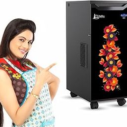 Lucky Mycrofine Eco Orange Flower Atta Chakki, Flour Mill 5KG container Capacity Fully Automatic Domestic Ghar Ghanti for Grinding Masala and Grains, with Standard Accessories (0.75 Units/Hr)-19