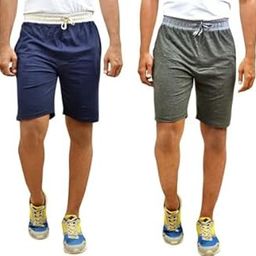 Men Cotton Shorts Combo-image-15