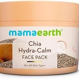 Mamaearth Chia Hydra-Calm Face Pack with Chia Seed & Ceramides for Healthy Skin Barrier - 200g | DIY-like Texture | Instant Hydration & Glow | Gel Cream Cooling Mask | Free From Harmful Chemicals | All Skin Types-9
