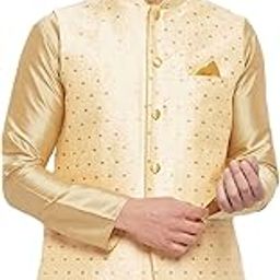 Men's A-Line Coat (VMMJ009BU_Gold-image-35