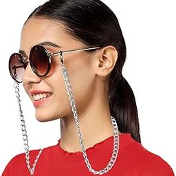 vision Unisex Adult Beads Eyeglass Holder Strap Cord | New Chain Adjust on Sunglasses | Anti-slip Retainer Lanyard String Eyewear Frame | Specs Mask Chains-image-56