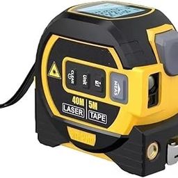 AD International 3-in-1 Laser Tape Measure 196 Ft Rechargeable Laser Measurement Tool & 16Ft Measuring Tape Movable Magnetic Hook Pythagorean Mode, Measure Distance, Area and Volume-image-22