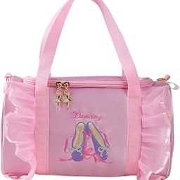 CALANDIS™ Ballet Dance Bag Sweet for Kids Tutu Dress Bag for Dancing Gymnastics Travel-image-4