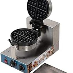 Andrew James Rotary Waffle Baker 1.5inch deep - (1 Year Warranty + Free Waffle Making Accessories (Silicone Tong, Spatula, Brush, Batter Dispenser Bottle)-picture-12