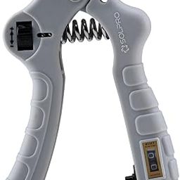 Solpro Grippax Adjustable Hand Grip Strengthener with Mechanical Counter for Men & Women | Adjustable 5 to 60 kg Resistance | Forearm, Wrist & Finger Strengthener | Home, Gym & Rehab Workouts (Grey)-image-93