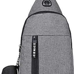 Unisex Sling Bag, Waterproof Sling Backpack, Casual Cross Body Backpack, Multipurpose Shoulder Bag, 30 cm x 20 cm x 10 cm 2 pocket-image-73