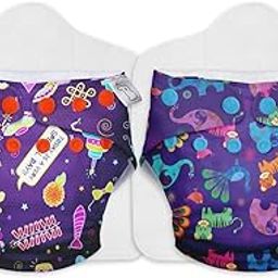 SuperBottoms Cloth Diapers for babies - Cloth Diaper Combo Pack of 2 Freesize UNO- New Version| Reusable Cloth Diapers for babies 0 to 3 years | With 2 organic cotton inserts/pads-image-19