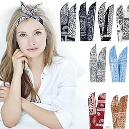 Wire for Women Wire Bunny Ears Twist Bow Headband Fashion Wire Headwraps Hair Bands Hair Holder Hair Accessories Pack of 6-image-50