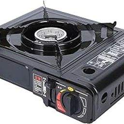 R RUNILEX Portable Camp Butane Gas Stove For Hiking Trekking With Metal Gas Plate With Windproof for Cooking-image-49