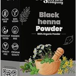 Black Henna For Hair Women Organic | Herbal Hair Growth & Hair Wash | Black Hair Colour Powder | Hair Pack | Long Lasting Colour | Hair Dye | Natural | Pure | Original | Henna Leaves | Indigo | Silky-image-6