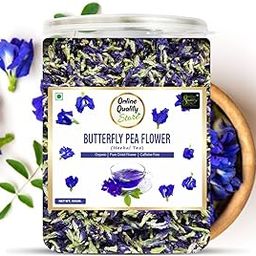 Online Quality Store Butterfly Pea Flower Tea - 50g | Blue Pea Tea | Relieves Stress | Hot Tea, Iced Tea | Caffeine Free Herbal Tea-image-39