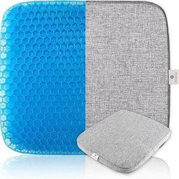 Remedic Gel Seat Cushion - Cushion with Gel Insert and Machine Washable Incontinence Pad and Fabric Cover-image-66