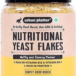 Urban Platter Nutritional Yeast Flakes, 100g (Rich in Vitamin B12 | Gluten-Free | Perfectly Plant-Based Nutty and Cheesy Nooch | Savoury Seasoning)-image-52