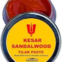 Fine Time Chandan Kesar Tika (Tilak) Made with Real & Pure Chandan Kesar Prepared with Spitual Mantra-image-46