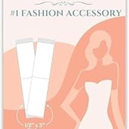 Linda's Essentials Double Sided Transparent Body & Clothing Tape (50 Pack) - Extra Adhesive Dress Tape for All Fabric Types & Sensitive Skin-image-25