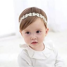 EvoNest Baby Girl Elegant Lace Headband Soft Stylish Hair Accessory for Baby Girl-image-0