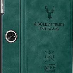 Robustrion Cover for OnePlus Pad Go Cover Case 11.35 inch, Deer Flip Case Cover for OnePlus Pad Go 11.35 inch [Support Auto Sleep Wake] - Dark Green-17