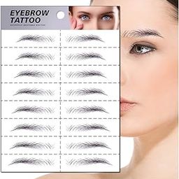 S.A.V.I 8 Pairs 6D Natural Look Eyebrow Styling Long Lasting Up to 7 Days Waterproof Temporary Tattoo Stickers - 1 Sheet (141)-26