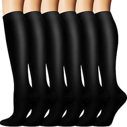 Compression Socks For Men & Women-3 Pairs-Fit for Athletic,Travel& Medical - 20-30mmHg-1