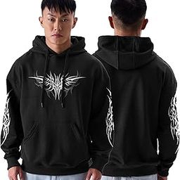 Streatsear Oversized Cyber sigilism Hoodies for Men and Women Drop-Shoulder Unisex Hoodie-image-64