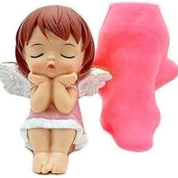 Angel Candle Mold - 3D Girl Princess Silicone Mold for Baby, Candle Making, Clay, Craft, and Resin (Fairy Mold)-picture-17