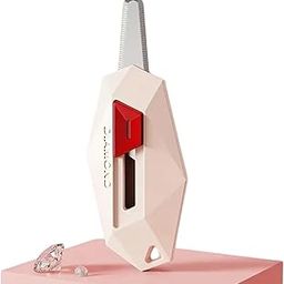 ETVIEIO Mini Box Cutter | Magnetic Safety Cutter | Portable Compact Tool with Automatic Steel Blade | Retractable Cardboard Cutting Tool with Comfortable Grip | Pocket Utility | Office | Home | Craft-image-91