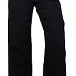 Black High Waist Straight Jeans-image-1