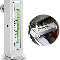 STHIRA® Magnetic Camber Gauge Aluminum Alloy Camber Alignment Gauge with Dual Bubble Level Indicators for Wheel Camber Adjustment-image-2