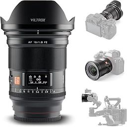 Viltrox 16mm F1.8 Pro Level Wide Angle Autofocus Lens with LCD Screen, Compatible with Full-Frame Sony E-Mount Mirrorless Cameras Alpha a7 a7II a7III a7R a7RII a7RIII a7RIV a7S a7SII a9 a7C-14