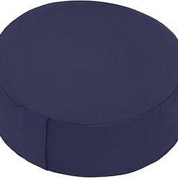 THE STYLE SUTRA® Meditation Cushion with Handle Round Floor Cushion for Indoor Home Men Women Blue-image-90