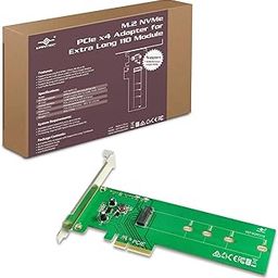 M.2 NVMe PCIe x4 Adapter for Extra Long 110 Module (UGT-M2PC110), Green-picture-14