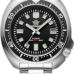 Automatic Diver 200 M Mens Watch Luminescent Mechanical NH35A Analog Stainless Steel-picture-30
