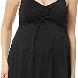 Bathing Suit UPF 50 One Piece Skirted Swimdress Swimsuit (Regular & Plus Size)-image-37