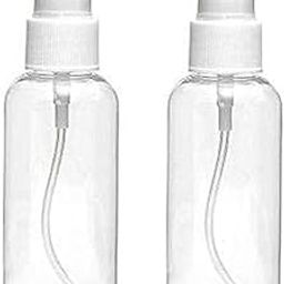 DSMO 100ML Empty Refillable Fine Mist Sprayer Atomizer Spray Bottle with Ultra-Fine Mist Pump and Cap, for Home/Travel/Beauty/Makeup/Sanitizer-100ml,Transparent (Pack of 2)-image-10