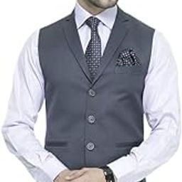 Men's Single Breast Three Button Slim Fit Formal/Party Waist Coat - 11 Colors-image-84