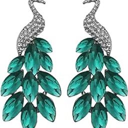 Jewellery Valentine Collection AAA Swiss Zircon Peacock Earings Fashion Earrings for Girls and Women-image-35