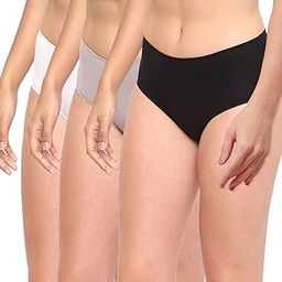 BASIICS Tease 2 Please Hipster Full Brief Antimicrobial Panty for Women (Pack of 3)-image-71