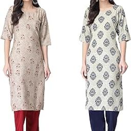 Versatile Crepe Kurti & Pant Set for Women Printed Kurta Set-picture-50