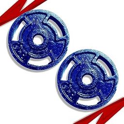 BULLAR Cast Iron Weight Lifting Plates for Home Gym Exercises, Weight Plate Set for Strength Training Cast Iron Plates (Pair of 2.5kg)-image-55