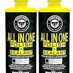 Foxcare All in One Polish + Sealant, Multipurpose Liquid Car & Bike Polish, Protects and Shines Cars, Bike, Polish for Dashboard, Restores Faded Plastic & Fibre (Pack of 2 1000ml)-21