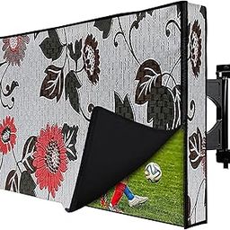 Led Tv Cover for 32 Inches Led Tv | Dustproof & Waterproof Led Tv Cover with PVC Layer for 32 Inches Led Tv | Television Protector Cover | LCD/LED TV Monitor Cover with Zip Lock, KUM21-16