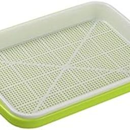 TB3425 Grewery Farm Microgreen Trays | Virgin PP Material | Set of Perforated Top White Tray and Solid Green Color Bottom Tray | 1 Free Sample Packet of Microgreen Seeds-picture-13