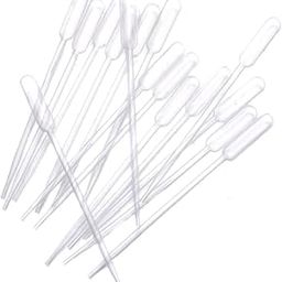 PartyKindom 500pcs Plastic Graduated Straws 0.5ml Dropper Pipette for Essential Oils Experiment Mini Droppers-image-68